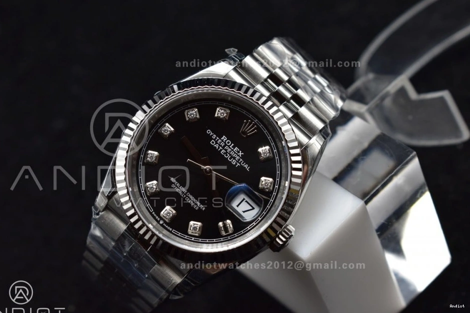 VS3235 Black DateJust 904L Diamond On Best Edition VSF 1:1 Bracelet Jubilee 126234 SS Dial Steel 36 1111